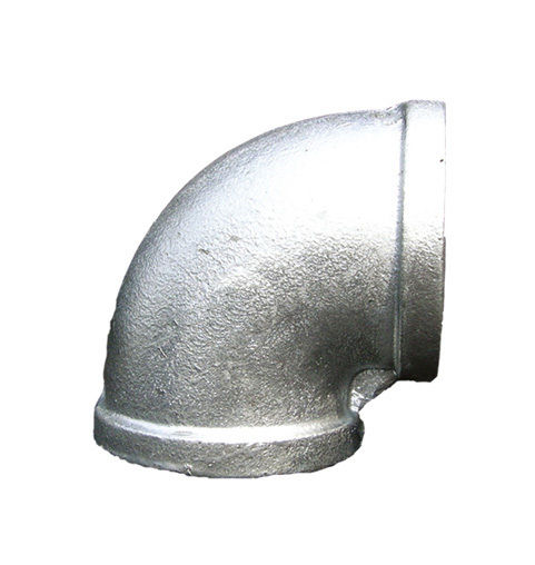 Silver Malleable Iron Pipe Fitting Elbow