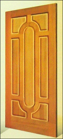 Brown Solid Wood Panel Doors