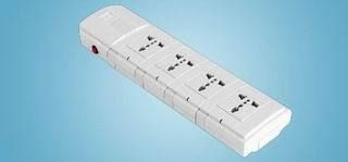 4-Outlet Electrical Surge Protection Socket Application: Home Use