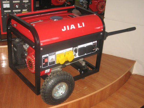 Red Electric Start Gasoline Generator