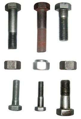 Hexagon Hex Head Bolts And Nuts