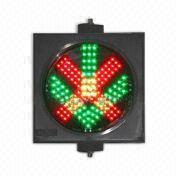 Pole Mounted Square Shape Water Proof High Efficiency Electrical Led Traffic Light