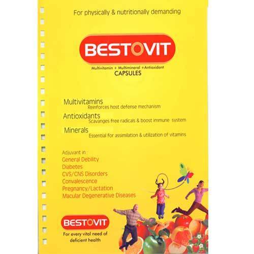 Medicine Grade Allopathic Pharmaceutical Bestovit Capsules, Prescribed by A Doctor