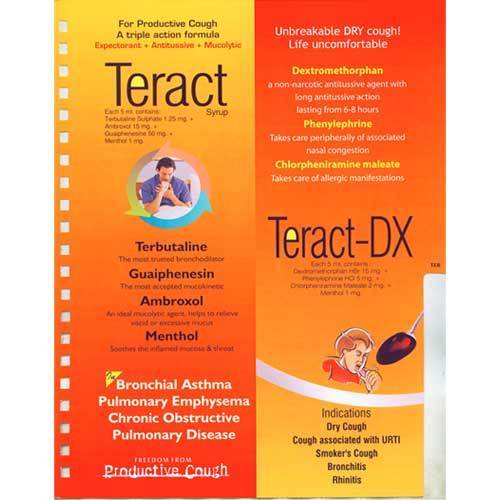 Pharmaceutical Teract Syrups