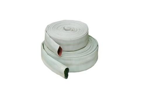 Off Green Pvc Fire Hose Lined