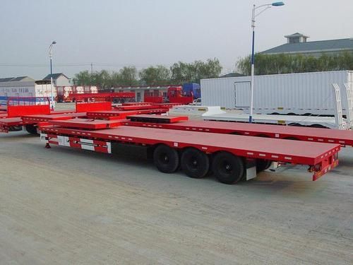 Trailer Semi-Trailer For Transporting Container