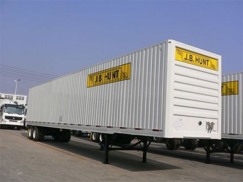 Van Trailer For Container Transporting