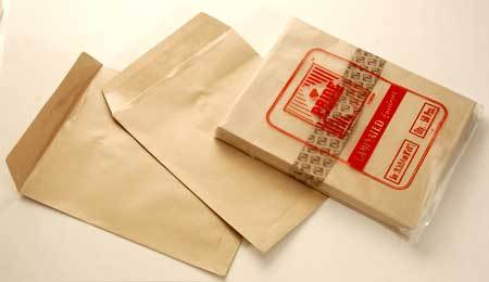 Eco Friendly Rectangular Laminated Paper Envelopes