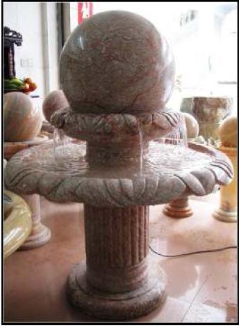 Unique Look Granite Fountain