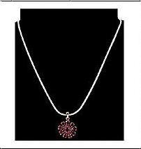 Sterling Silver Garnet Necklace