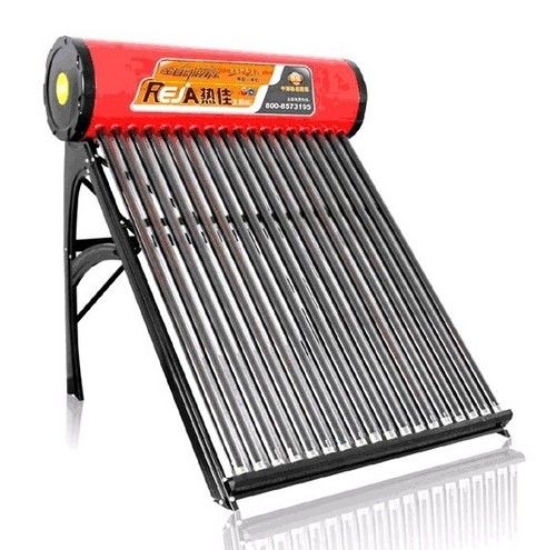 Red And Block Gi Solar Water Heater