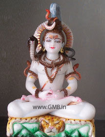 Marble Lord Shiva Statue