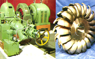 Pelton Type Turbine-Generator Units