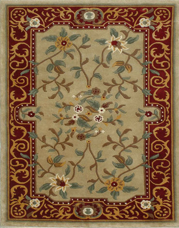 Beige Colour Nepali Carpets