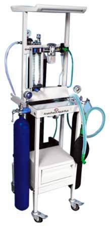 Electrostatically Powder Coated Anaesthesia Machine