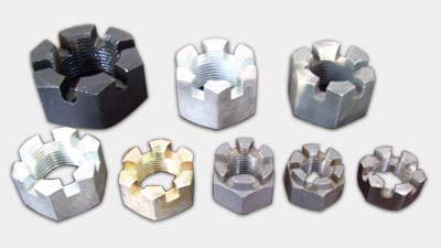 Durable Carbon Steel Castle Nuts