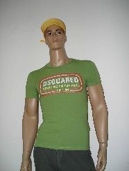 Green Half Sleeves Mens T-Shirts