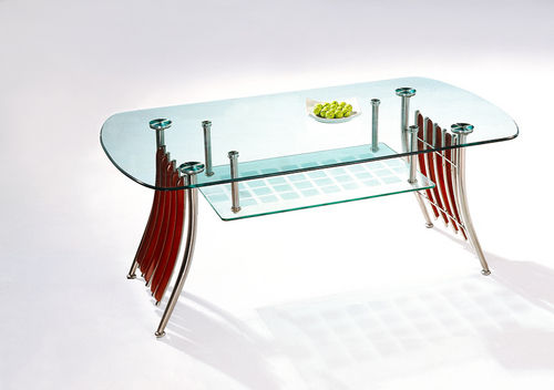 एलिगेंट डिज़ाइन कॉफ़ी ग्लास टेबल 