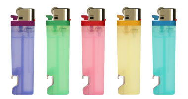 Flint Lighter - Transparent, Semi-Transparent & Solid Color Options | Customizable Metallic Finishes, High Quality Guaranteed