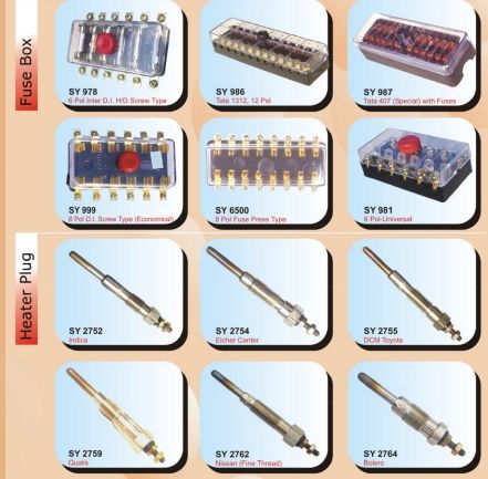 Heater Plug and Fuse Boxes