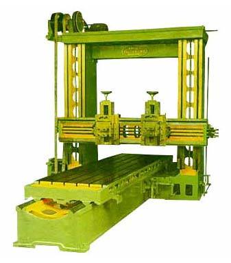 Green Industrial Metal Planner Machine