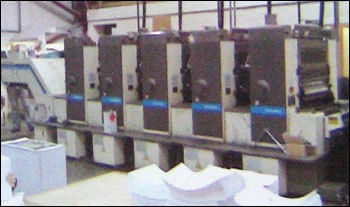 Steel Plate In Feeder 5 Colour Printing Machine