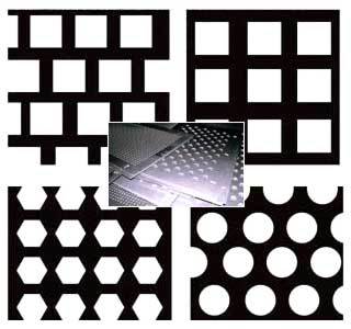 Perforated Metal Screen - Copper, Aluminium, Mild Steel | Heavy-Duty Rigid Design, Versatile Hole Patterns