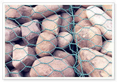 Green Hexagonal Pvc Gabion Box