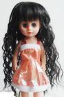 Black Straight And Curl Doll Wigs