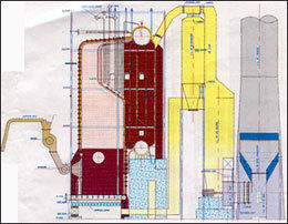 Water Tube Boilers - High Pressure Up to 120 TPH at 65 Kg/cm2 | Efficient Combustion with Multi-Fuel Capability and Automated Safety Features