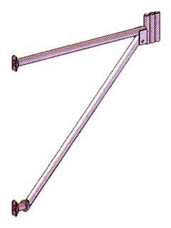 Cantilever Frame With Cup Joint And Adjustable Jack