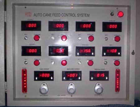 White Auto Cane Feed Control System