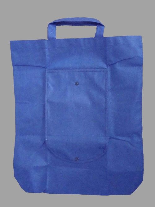 Blue Nepp Handle Bag