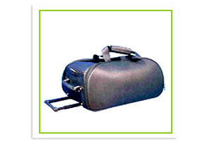 Various Colors Are Available Plain Leather Trolley Bags