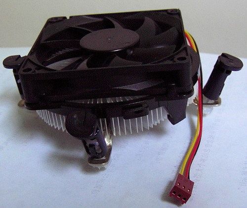 Black Colored Cpu Cooling Fan Application: Computers