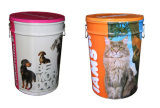 Metal Tin Packing For Pet Food Container