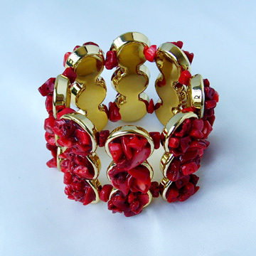 Red Womens Fancy Bracelet