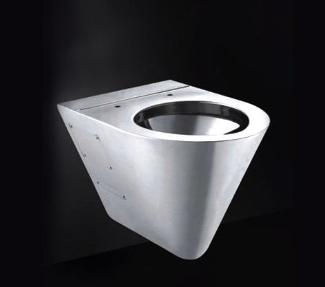 Stainless Steel Wall Hung P-Trap Toilet