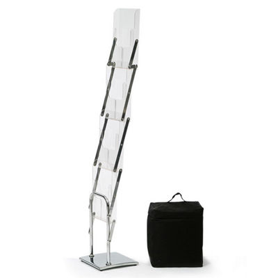 Free Standing Light Weighted Portable Brochure Stands for Advertisement