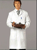 White Colored Doctors Apron