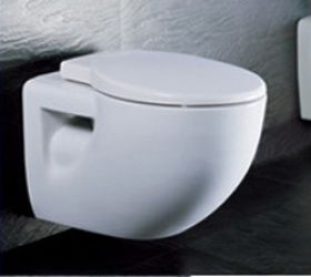 White Wall Hung Toilet