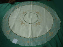 Various Colors Are Available Round Shape Table Cloth