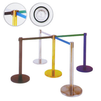 Stainless Steel Q Manager Post For Hospital, Bank And Offices