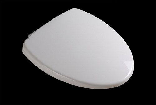 White Plain Design Plastic Toilet Seat Cover