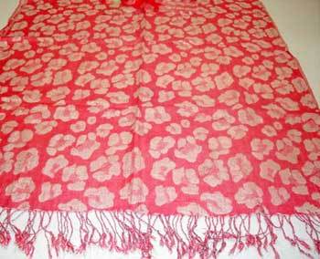 Printed Design Jacquard Scarves