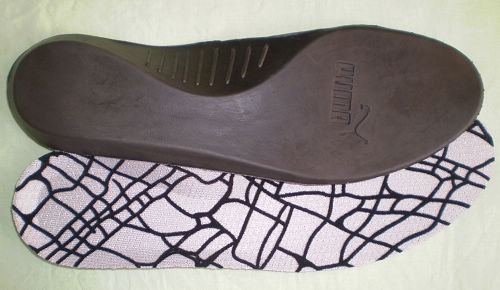 विभिन्न रंग उपलब्ध हैं Pu शूज़ इनसोल