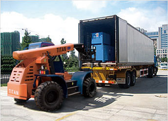 Terrain Forklifts With The Telescopic Beam