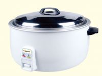 Silver Commercial Rice Cooker With Warmer