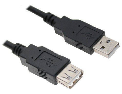 Black Usb Extension Cable  Application: Electronics