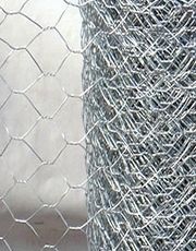 Silver Hexagonal Shape Wire Netting